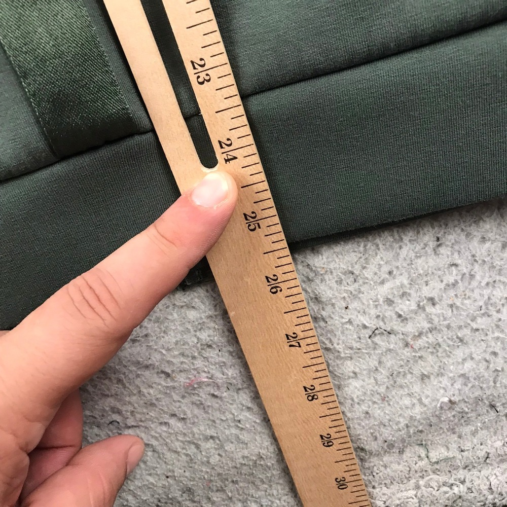 YoungLA Tux Track Jacket Mens M Sage Green Full Zip Mock Neck Activewear #541 - Picture 11 of 13